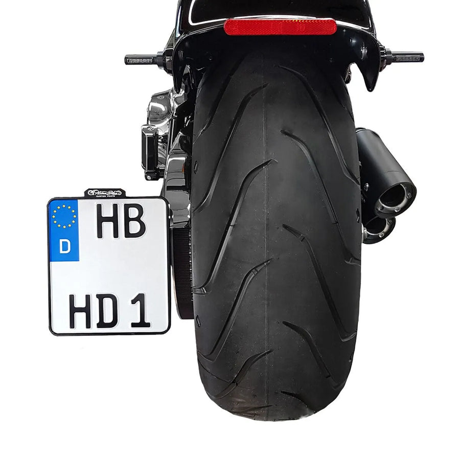 harley davidson fxdrs 114 [HEINZ BIKES] – Slip-in license plate holder