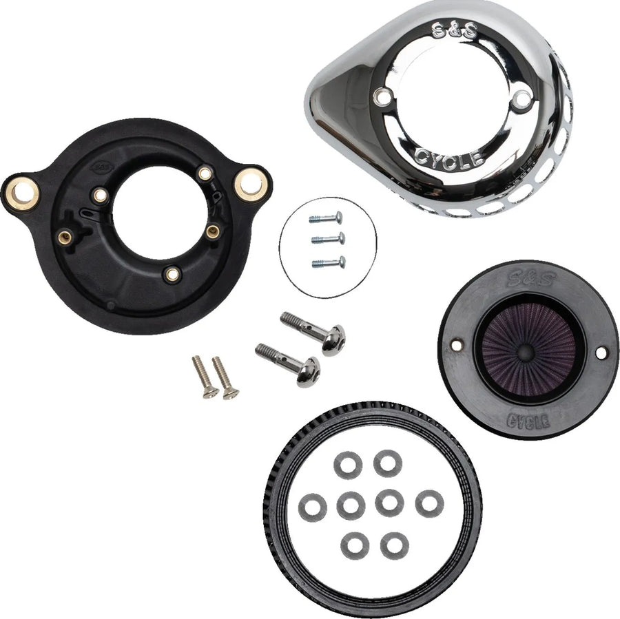 Harley-Davidson FLRT 1868 Freewheeler 114 [2022-2023] - Air Stinger Stealth Luftfiltersatz – Oberfläche: Verchromt – Bild 1