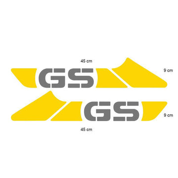 BMW R 1150 GS Adventure [2002-2006] - Gelbe „40th“-Tankaufkleber