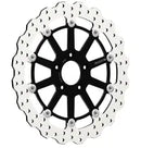 Harley-Davidson XL 883 C Sportster Custom [2010] - Floating Wave Brake Disc - Surface: Orange, Silver, Stainless Steel - Image 3
