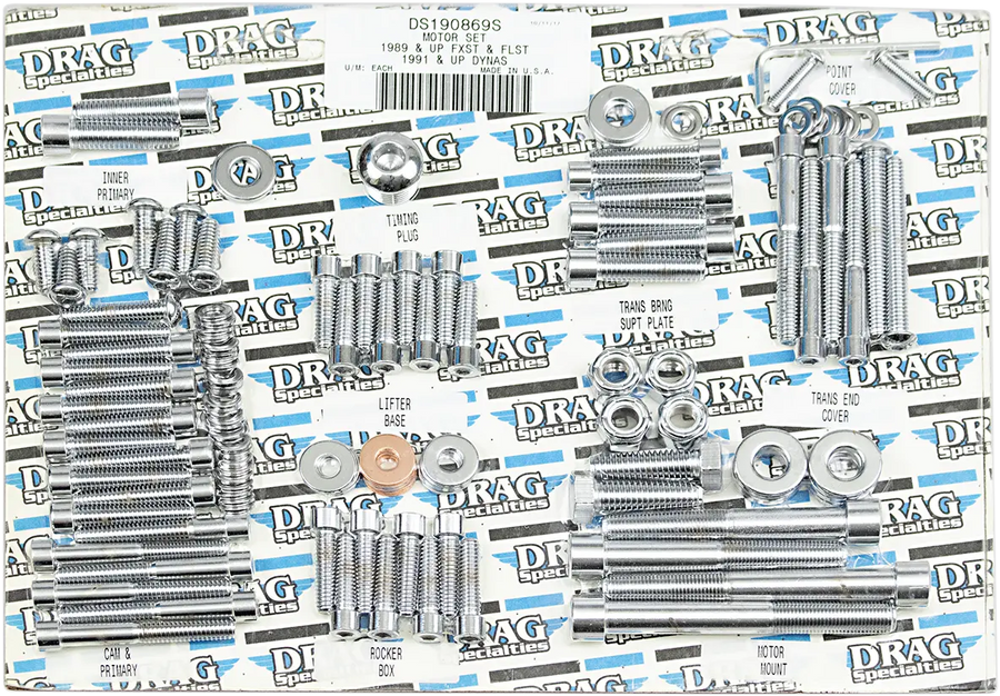 harley davidson fxsts [DRAG SPECIALTIES] - Complete engine screw set