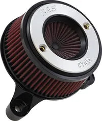 Harley-Davidson FLSS 1800 Softail Slim S [2016-2017] - Mini Teardrop Stealth Luftfilter-Kit – Oberfläche: Silber – Bild 9
