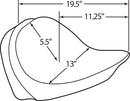 harley davidson flstc [DRAG SPECIALTIES] - Solo seat, backrest compatible-5