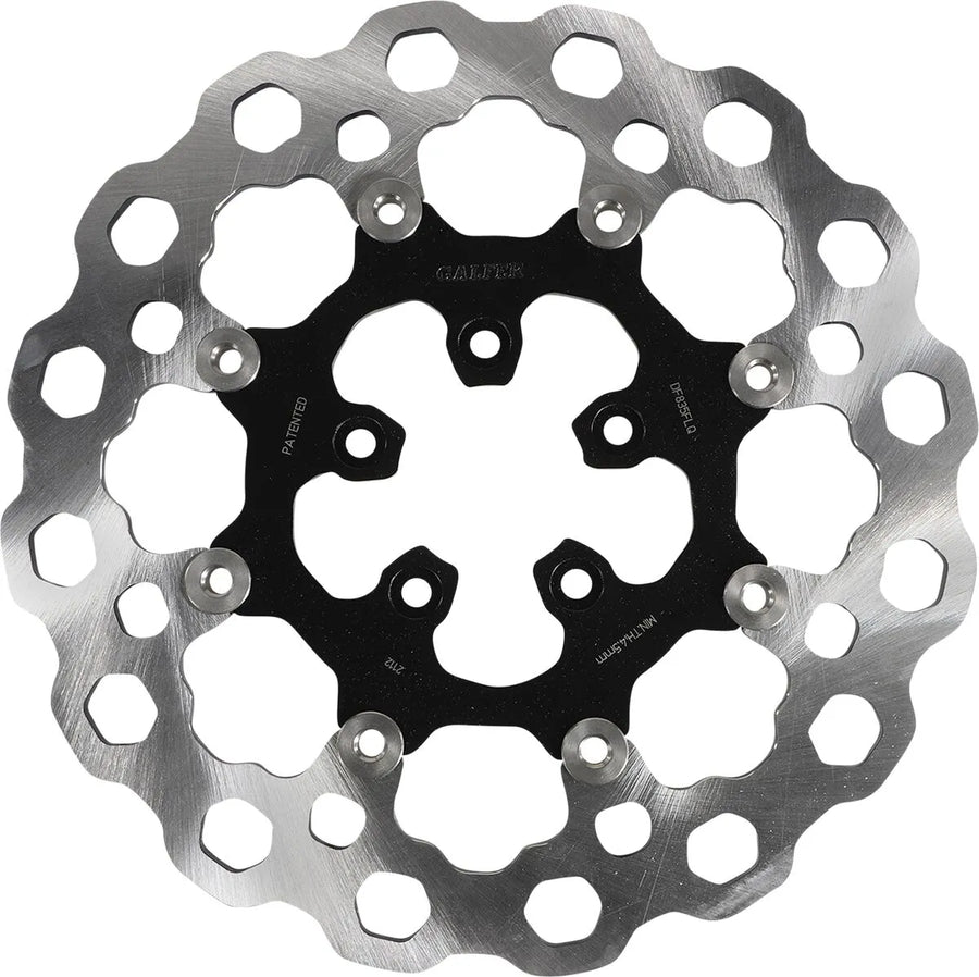 Harley-Davidson XL 1200 C Sportster Custom [2020] - Cubiq™ brake disc - surface: black, chrome - image 2