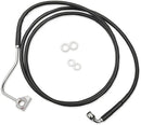Harley Davidson Fltr [DRAG SPECIALTIES] – Verlängertes Bremsleitungs-Kit aus schwarzem Vinyl