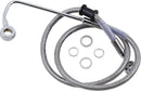 harley davidson fxsb [DRAG SPECIALTIES] - Extended stainless steel brake line-1