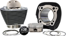 Harley-Davidson FLHCS 1923 Softail Heritage Classic 117 [2025] - 132" Hochverdichtungs- / 136" Big Bore Kit – Oberfläche: Schwarz, Hervorgehobene Lamellen – Merkmal: 0,00 cm³ Kuppelvolumen – Bild 2