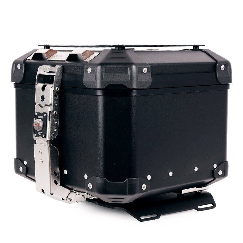 BMW R nineT 1200 Scrambler [2016-2023] - Atlas 44L Universal-Aluminium-Topcase + Atlas Top Case Platte für Gepäckablage