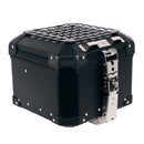BMW R nineT 1200 Roadster [2014-2023] - Atlas 44L Universal-Aluminium-Topcase + -Gepäckträger mit Soziusgriffen zur Befestigung der Topcaseplatte