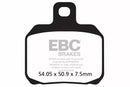 Ducati 1198 [EBC]-half-sintered VEE brake pads-1