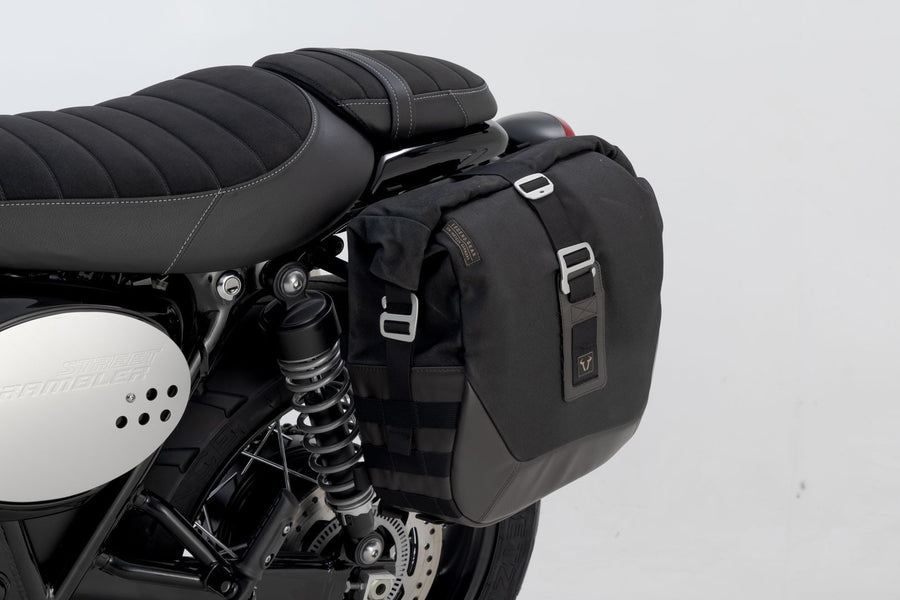 Triumph Street Scrambler 900 [2018-2022] - Legend Gear LC2 side bag system Brown Edition left - picture 4