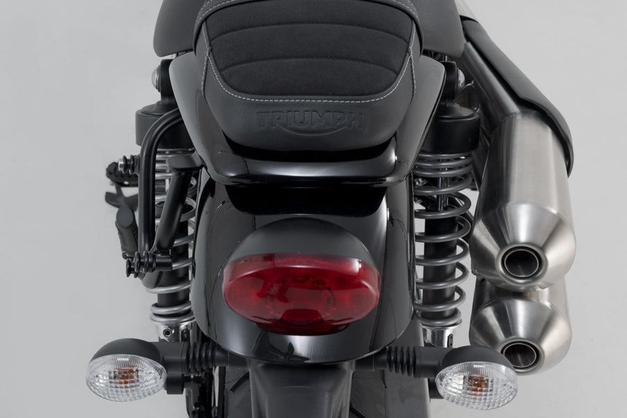 Triumph Street Scrambler 900 [2018-2022] - Legend Gear LC2 side bag system Brown Edition left - picture 6