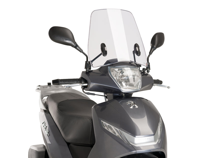 PEUGEOT BELVILLE 125 ACTIVE [2023] – Urban scooter screen – Transparent