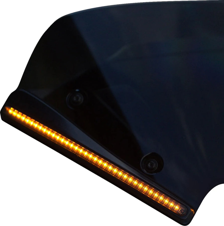 harley-davidson road glide st [CUSTOM DYNAMICS] - LED windshield trim with indicators