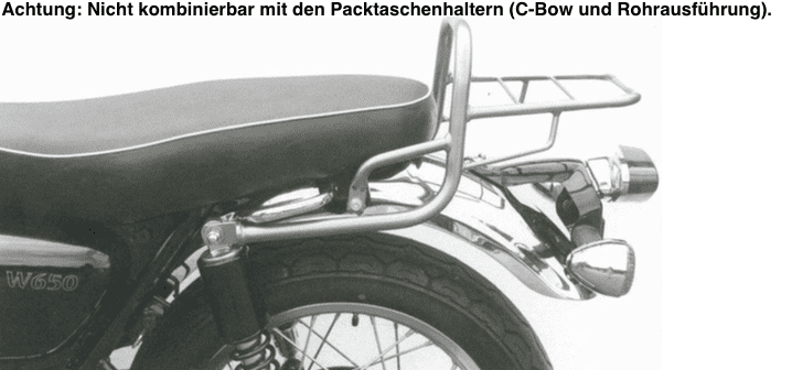 Kawasaki W 650 [1999-2016] - luggage bridge