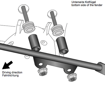 Honda CRF 1000 L Africa TW [2016-2017] - holding set for support struts 4210994 00 01