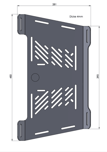 BMW R 1100 GS [1994-2004] - luggage bridge extension - 0