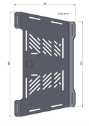 Triumph Tiger 800 [2010-2014] - Luggage bridge extension-2
