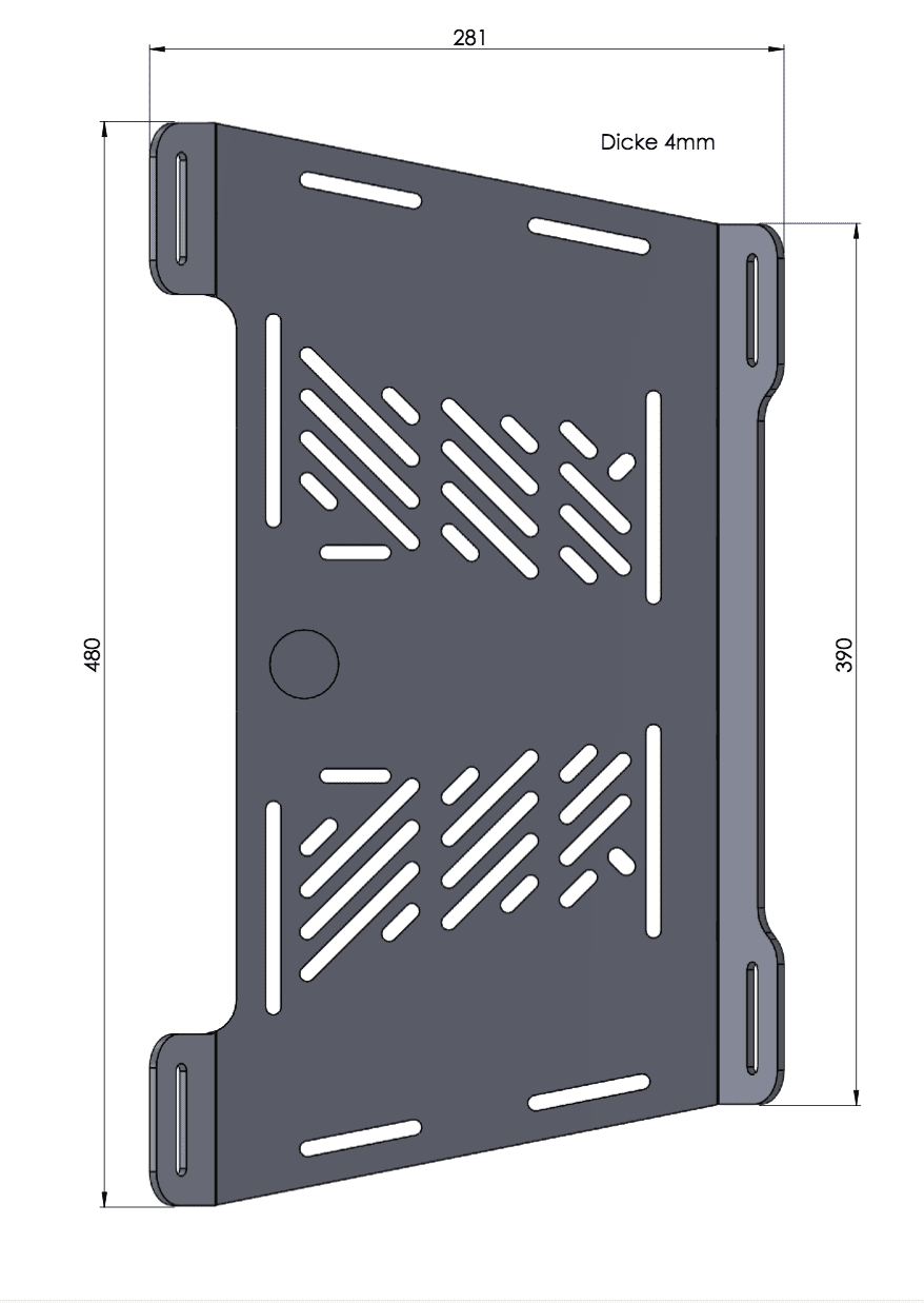 BMW S 1000 RR [2016-2018] - Luggage bridge extension for sports track