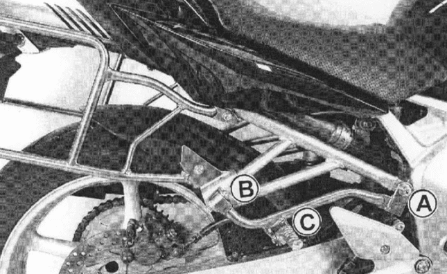 Yamaha FZ 6 [2004-2006]-Pediatric Footrestrasting