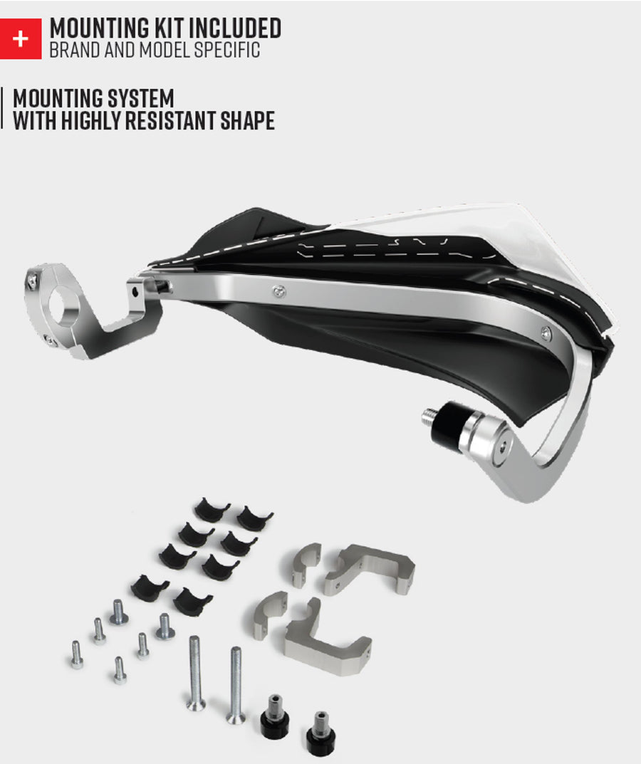 CF MOTO 450 [2024-2026] - Handguards with metal bracket