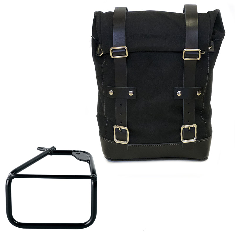 BMW R 12 nineT [2024-2026] - Seitentasche Canvas 10L-14L + rechter Rahmen