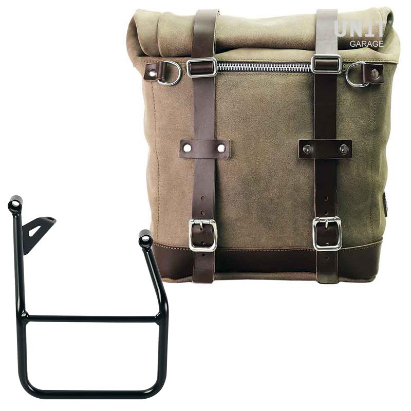 BMW R 1300 GS [2024–2026] - Seitentasche Scram aus Spaltleder 22L-30L + Rahmen rechts