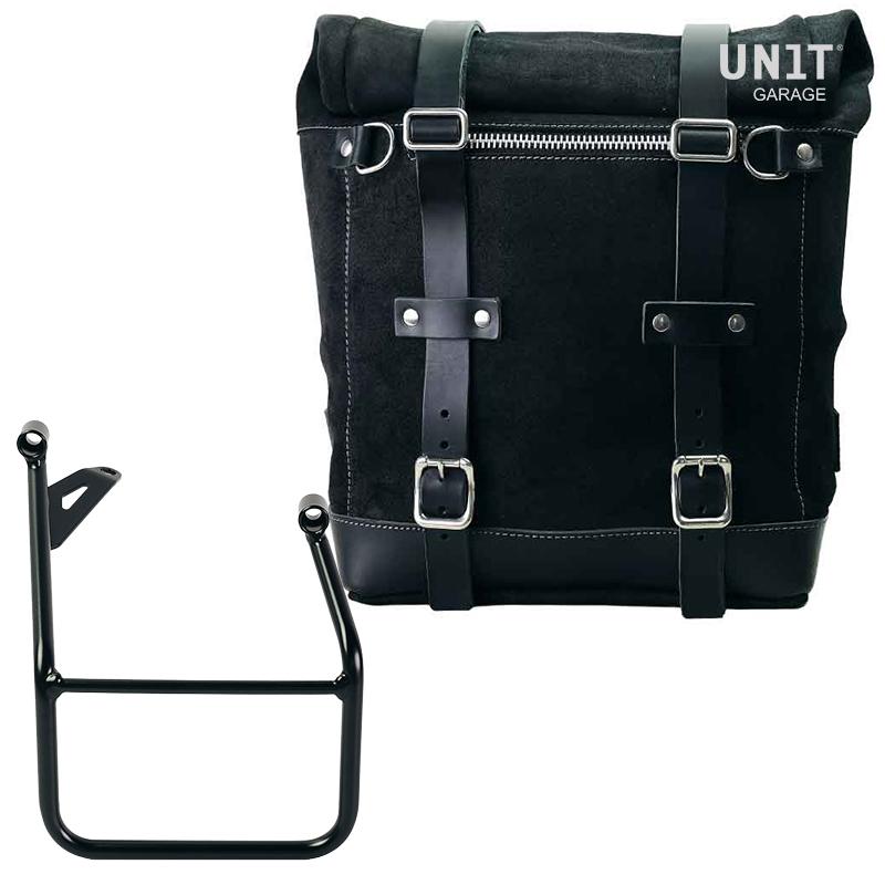 BMW R 1300 GS [2024–2026] - Seitentasche Scram aus Spaltleder 22L-30L + Rahmen rechts