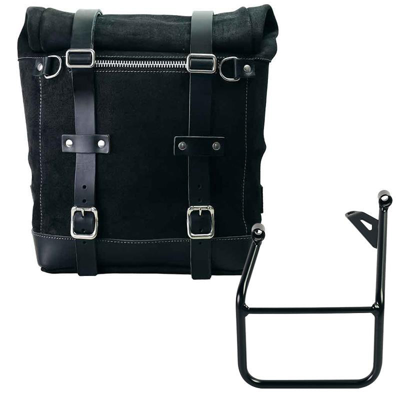 BMW R 1300 GS [2024–2026] - Seitentasche Scram aus Spaltleder 22L-30L + Rahmen links