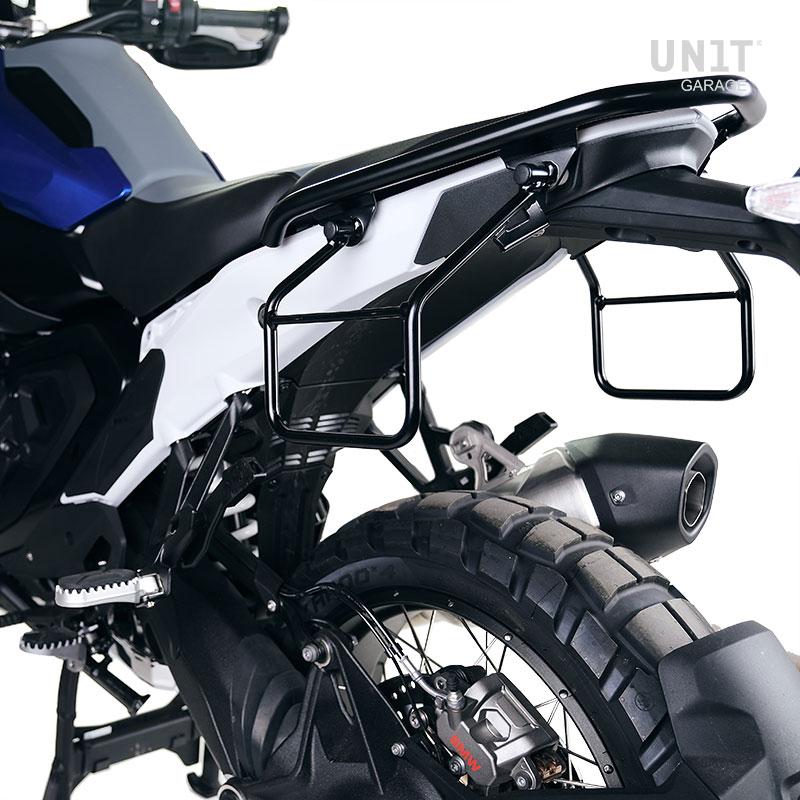 BMW R 1300 GS [2024–2026] - Seitentasche Scram aus Spaltleder 22L-30L + Rahmen links