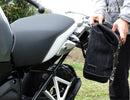 BMW R 1250 GS LC Rad [2019-2023] - Scram Seitenkoffer in Canvas 22L-30L + Linker Hilfsrahmen GS LC
