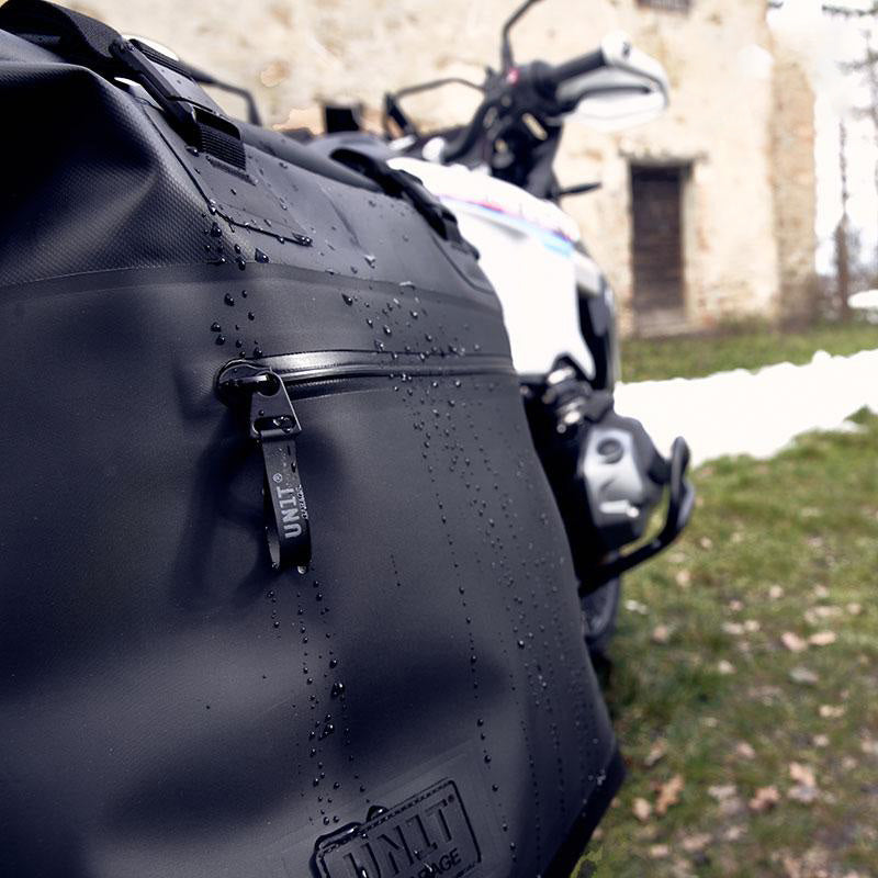 BMW R nineT 1200 Racer [2017-2020] - Khali Seitentasche aus TPU 35L - 45L + Aluminiumplatte