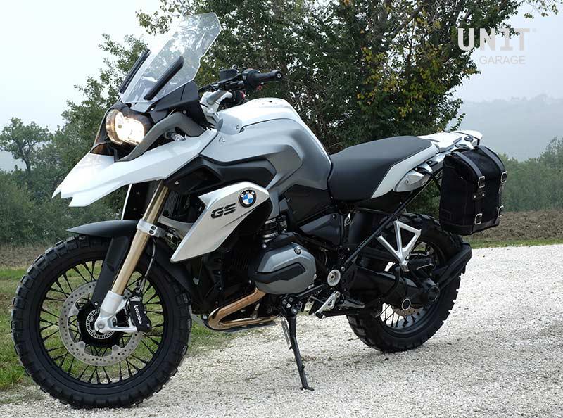 BMW R 1250 GS LC Rad [2019-2023] - Scram Spaltleder-Seitentasche 22–30L + Taschenrahmen links