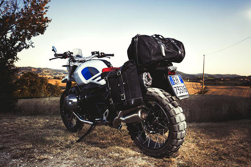 BMW R nineT 1200 Pure [2017-2023] - Seitentasche aus Leder + rechtsseitiger Rahmen