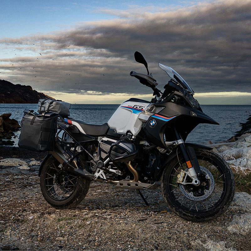 BMW R nineT 1200 Racer [2017-2020] - Aluminiumplatte mit vorderer Schnellkupplung aus Hypalon und Schloss