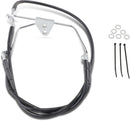 harley davidson flhtcui [DRAG SPECIALTIES] - Extended Black Vinyl Brake Line Kit-2