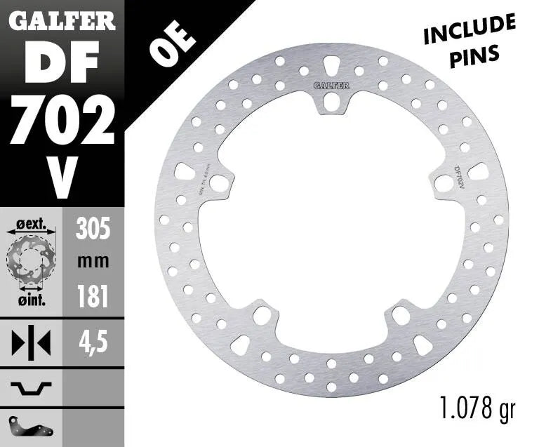 Bmw R 1200 C ABS (0424) [2001-2003, 2005] - Brake disc fixed round – picture 2
