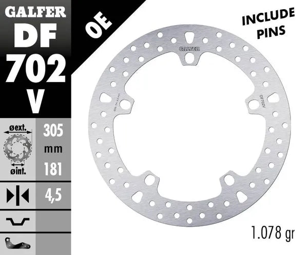 Bmw R 1200 C ABS (0424) [2001-2003, 2005] - Brake disc fixed round – picture 4