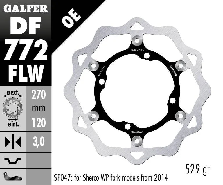Sherco 2.5 250 I Enduro [2005-2007] - brake disc - picture 2