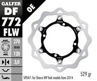 Sherco 5.1 510 I Supermoto [2008] - brake disc - picture 6