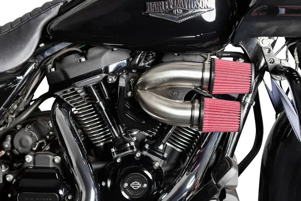 Harley-Davidson FXBB 1923 Softail Street Bob 117 [2025] - Tuned Induction Luftfilterkit – Oberfläche: Silber – Bild 8