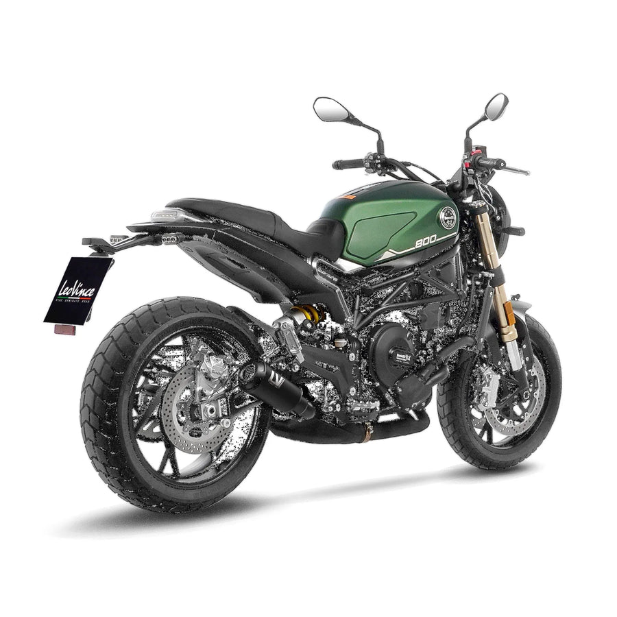 benelli leoncino 800 trail [LEOVINCE] – LV-10 black rear silencer