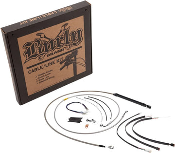 harley davidson flfb [BURLY BRAND] - Handlebar cable and brake line kit for Burly Ape handlebars - 0