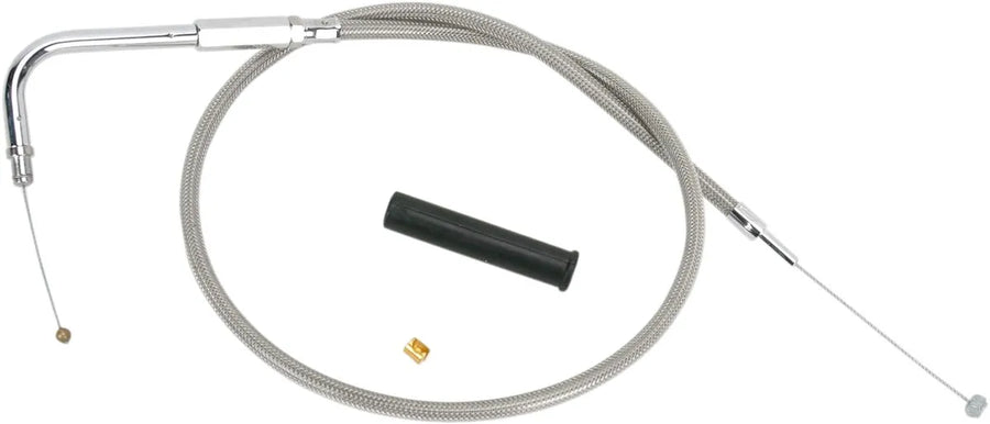harley davidson fxs [DRAG SPECIALTIES] – stainless steel covered throttle cable