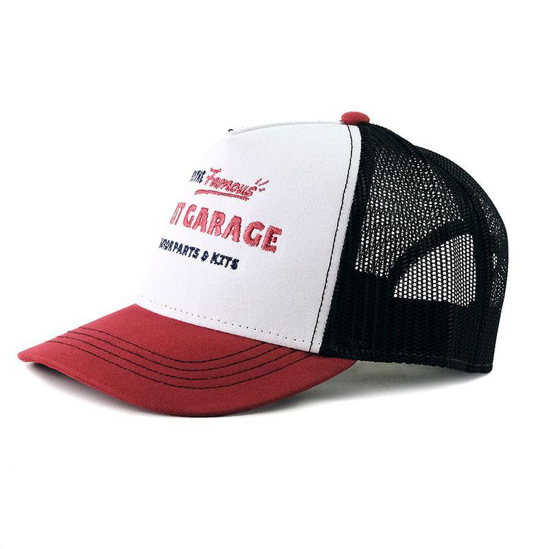 BMW R nineT 1200 Pure [2017-2023] - Vintage Unitgarage Trucker Hut weiß/rot