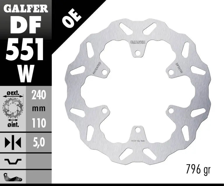 Royal Enfield CLASSIC 500 EFI Redditch Edition [2020] - BRAKE DISC FIXED WAVE – Image 2