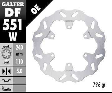 Royal Enfield Shotgun 650 [2024-2026] - BRAKE DISC FIXED WAVE – Image 2