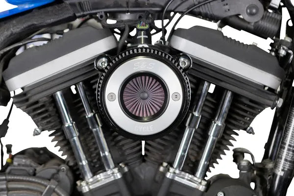 Harley-Davidson Xl 883 R Roadster [2009-2010, 2013] - Air Stinger Stealth Luftfiltersatz – Oberfläche: Schwarz – Bild 9