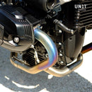 BMW R nineT 1200 Scrambler [2016-2023] - Abgaskrümmer ohne Katalysator in Titan mit sichtbarer Schweißung (EURO 5)