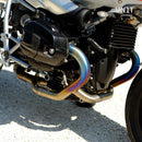 BMW R nineT 1200 Scrambler [2016-2023] - Abgaskrümmer ohne Katalysator in Titan mit sichtbarer Schweißung (EURO 3, EURO 4)